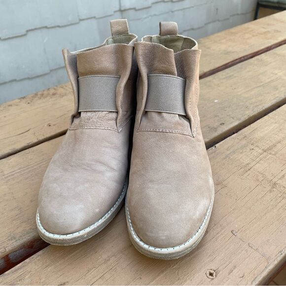 Eileen Fisher Soul Tumbled Suede‎ Ankle Boots Bootie size 6.5 - Picture 5 of 11